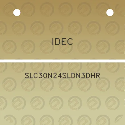 idec-slc30n24sldn3dhr