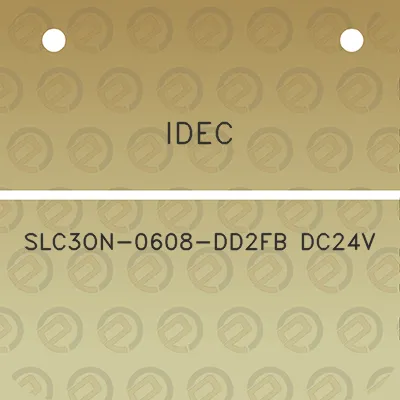 idec-slc3on-0608-dd2fb-dc24v