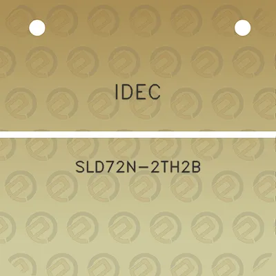 idec-sld72n-2th2b