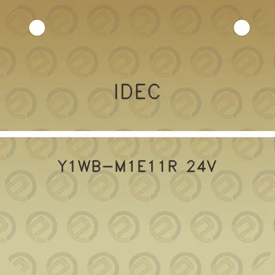 idec-y1wb-m1e11r-24v