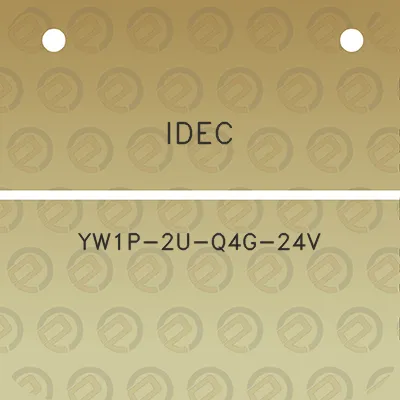 idec-yw1p-2u-q4g-24v