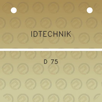 idtechnik-d-75