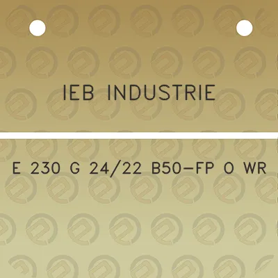 ieb-industrie-e-230-g-2422-b50-fp-o-wr