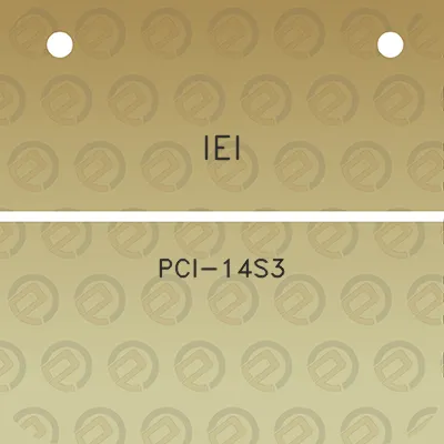 iei-pci-14s3