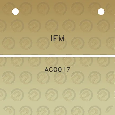 ifm-ac0017