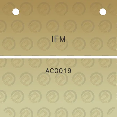 ifm-ac0019