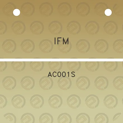 ifm-ac001s