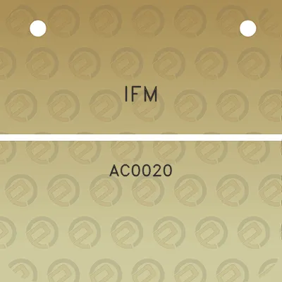 ifm-ac0020