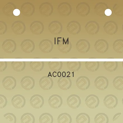 ifm-ac0021