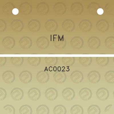 ifm-ac0023