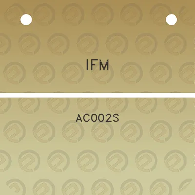 ifm-ac002s