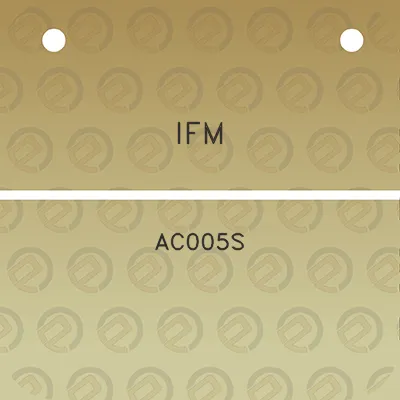 ifm-ac005s