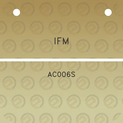 ifm-ac006s