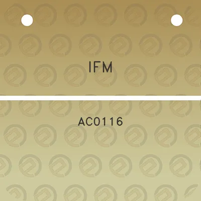 ifm-ac0116