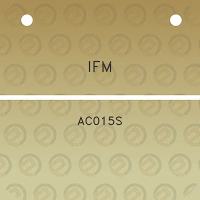 ifm-ac015s