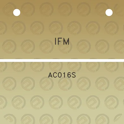 ifm-ac016s