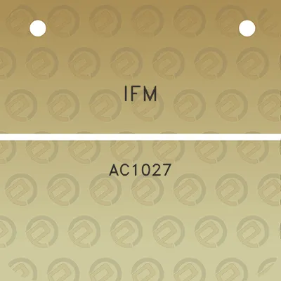 ifm-ac1027