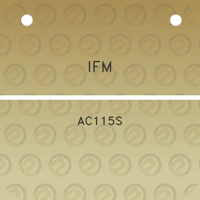 ifm-ac115s