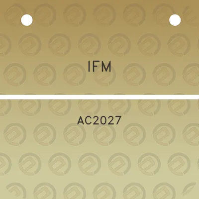 ifm-ac2027