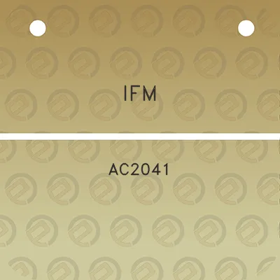 ifm-ac2041