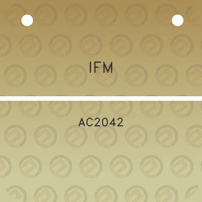 ifm-ac2042