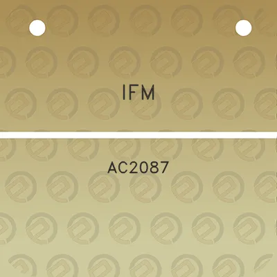 ifm-ac2087