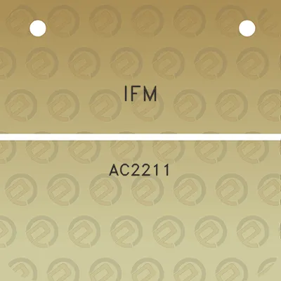 ifm-ac2211