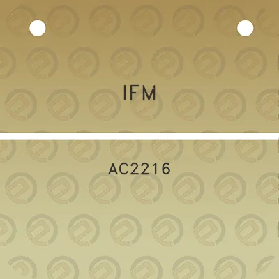 ifm-ac2216