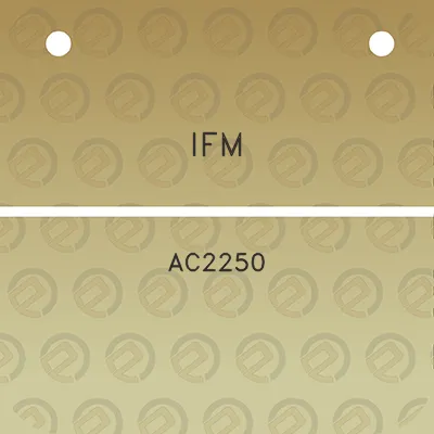 ifm-ac2250