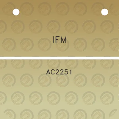 ifm-ac2251