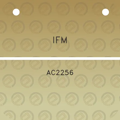 ifm-ac2256