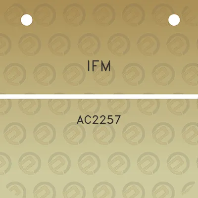 ifm-ac2257