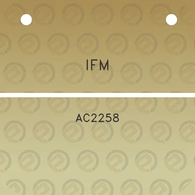 ifm-ac2258