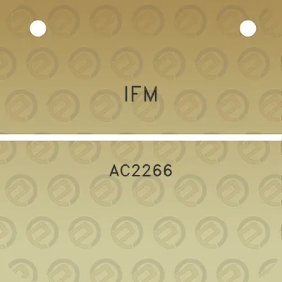 ifm-ac2266