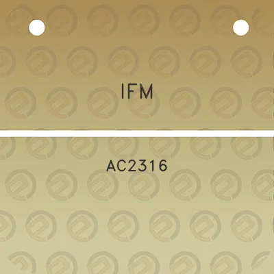 ifm-ac2316