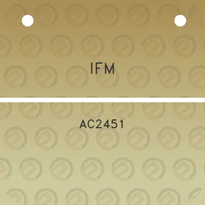 ifm-ac2451