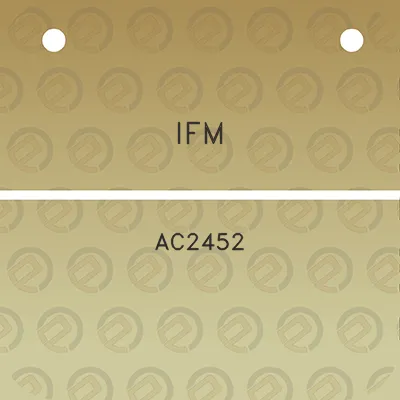 ifm-ac2452