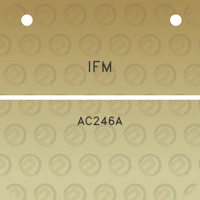 ifm-ac246a