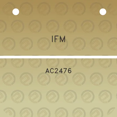 ifm-ac2476