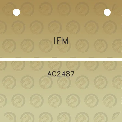 ifm-ac2487