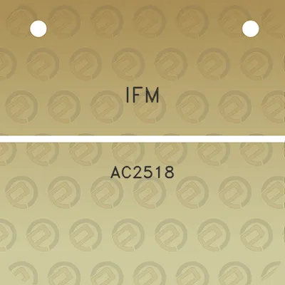 ifm-ac2518