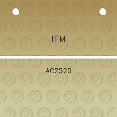 ifm-ac2520