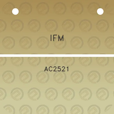 ifm-ac2521