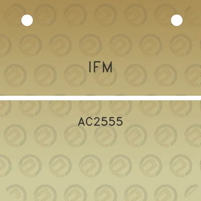 ifm-ac2555