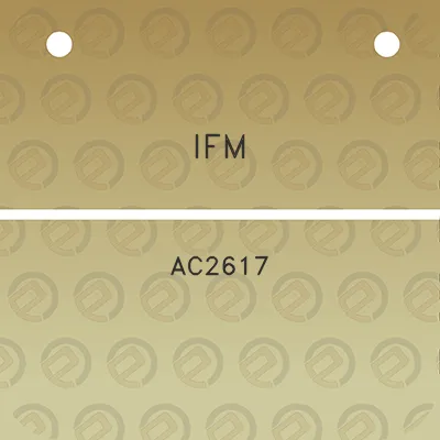 ifm-ac2617