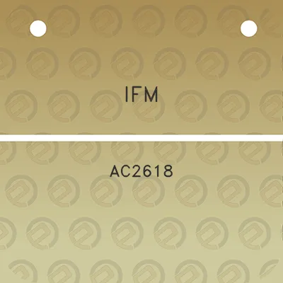 ifm-ac2618