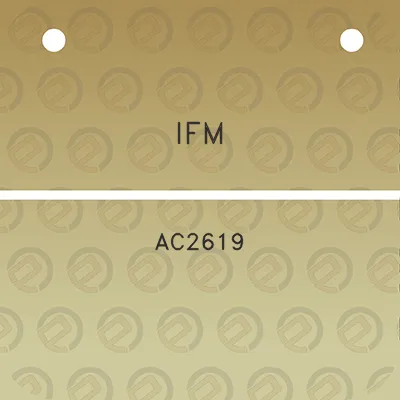 ifm-ac2619