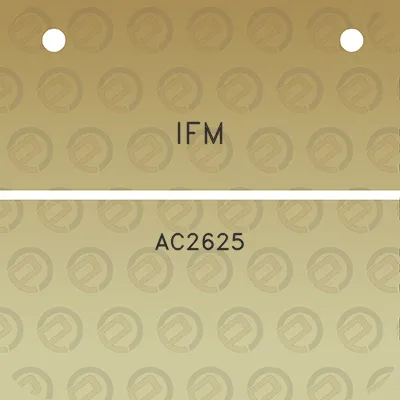 ifm-ac2625