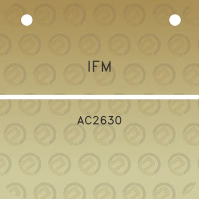 ifm-ac2630