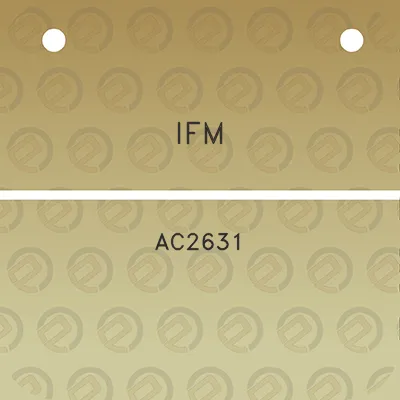 ifm-ac2631